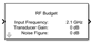 RF budget block icon