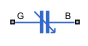PMOS Capacitor block icon