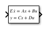 Descriptor State-Space block