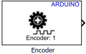 Encoder Arduino Motor Carrier block icon