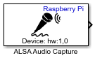 ALSA Audio Capture block