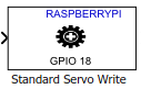 Standard Servo Write block