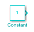 Constant block with the foreground color cyan
