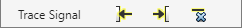 Button row with the label Trace Signal and three buttons