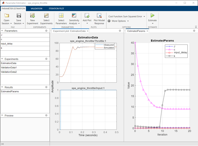 Parameter Estimator app