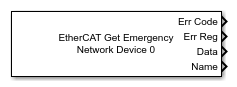 EtherCAT Get Emergency messages block