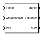 PMSM Current Reference Generator block