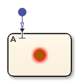 Entry junction that does not connect to a transition path.