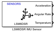 block icon for LSM6DSR IMU Sensor