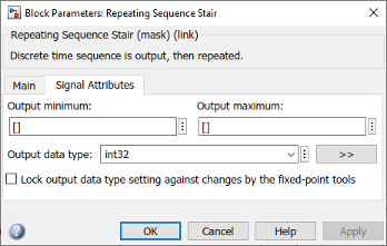 Repeating Sequence Stair block mask