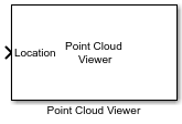 Point Cloud Viewer block
