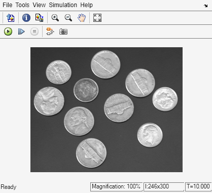 Figure Input image contains an axes object and other objects of type uiflowcontainer, uimenu, uitoolbar. The hidden axes object contains an object of type image.