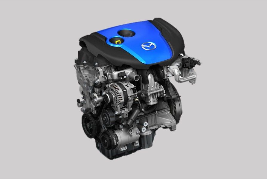Mazda의 SKYACTIV-D 엔진 Mazda의 SKYACTIV-D 엔진.
