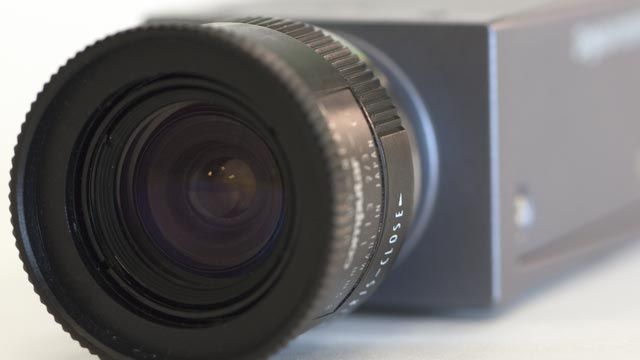 Camera lens.