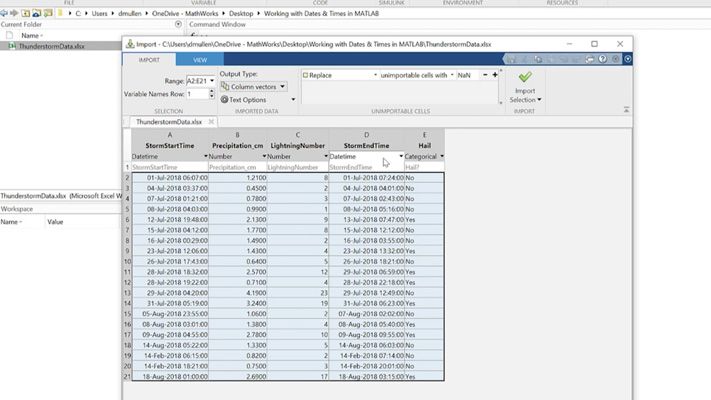 In MATLAB, learn how to utilize the three date- and time-related data types—datetime, duration, and calendarDuration—to more effectively manage and compute with the date and time data many of us work with every day.